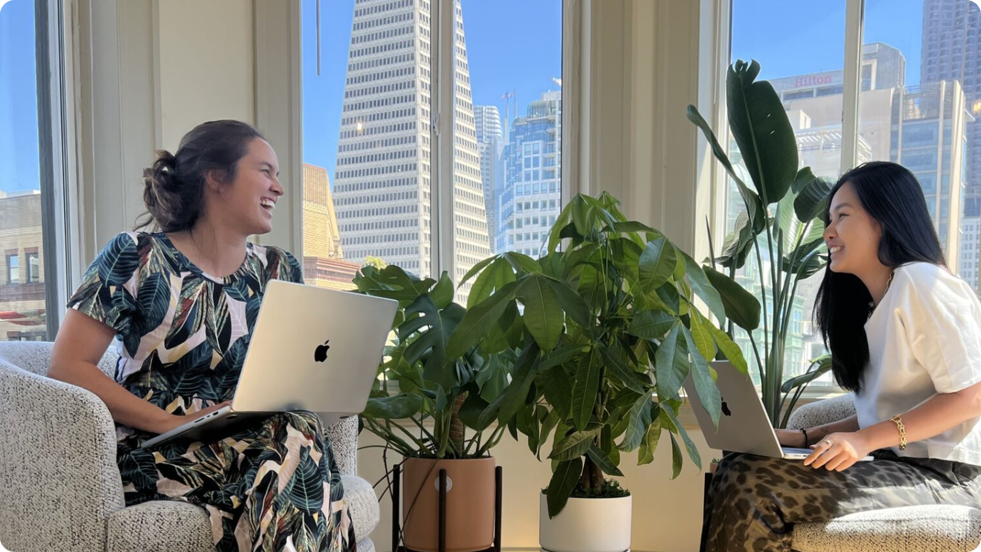 Onton team members working together