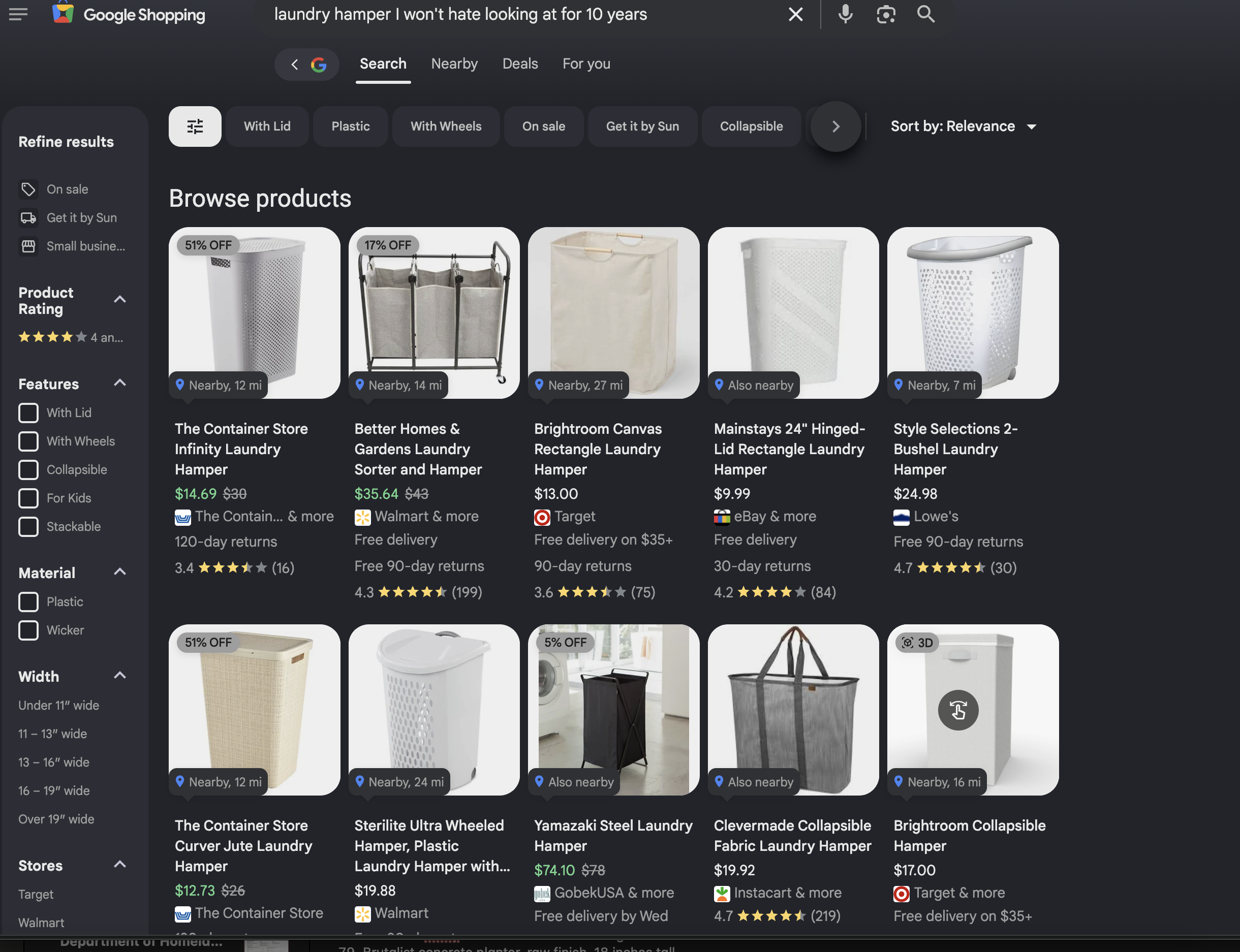 Google shopping
