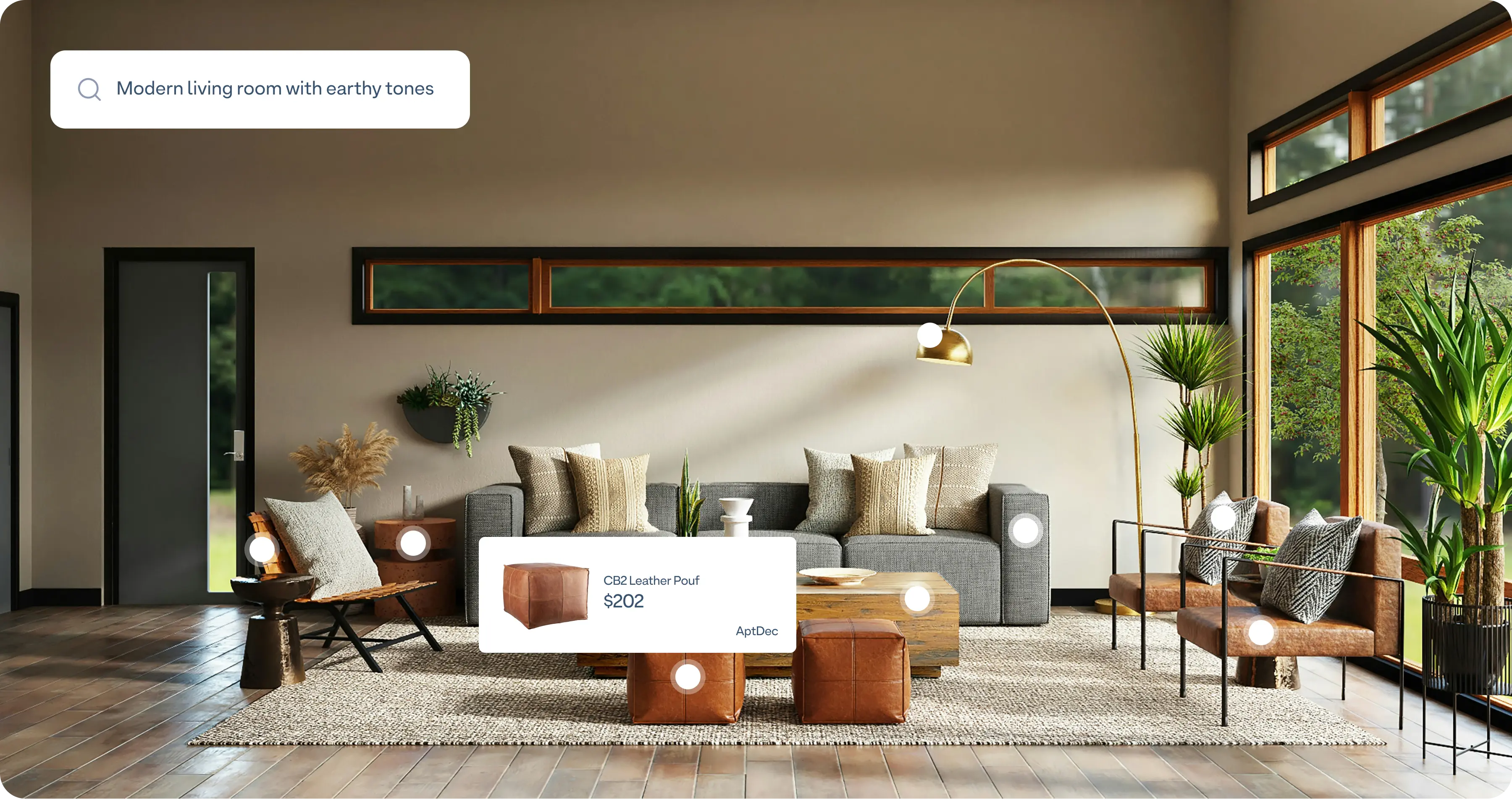 AI interior design demo