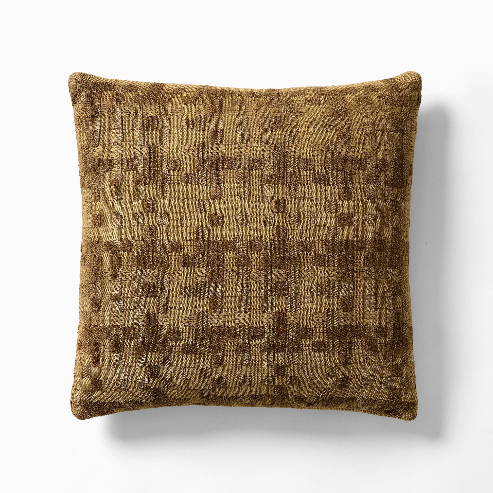 Outdoor Textured Checker Pillow