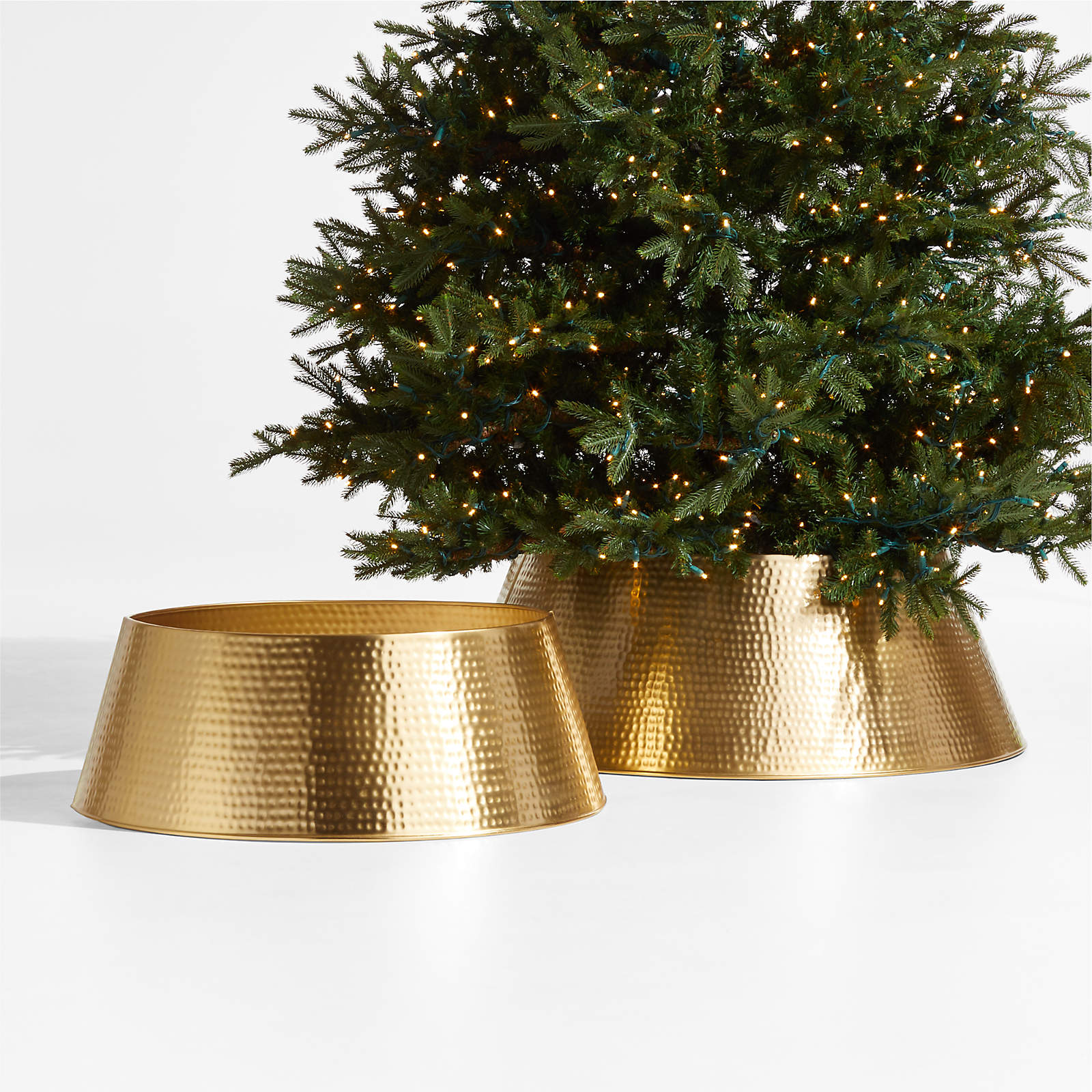 Bash Gold Christmas Tree Collars by Crate & Barrel · Onton