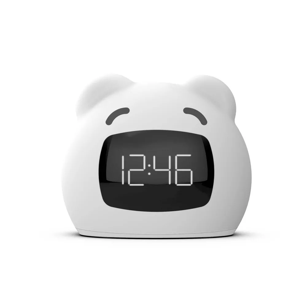 Kids' Wake Up Light Alarm Bear Clock White Capello by Target · Onton