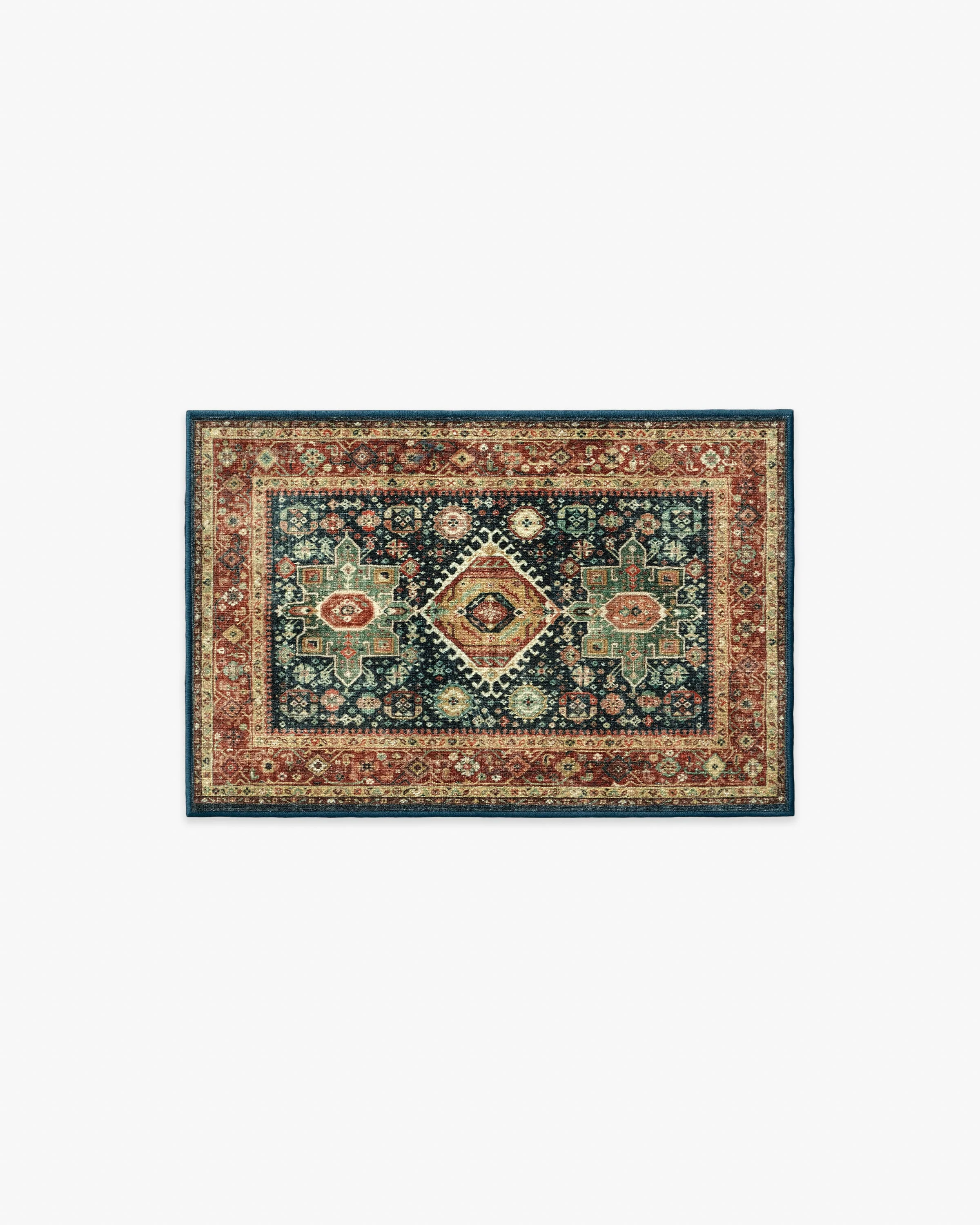 Avila Vintage Ink & Amber Rug