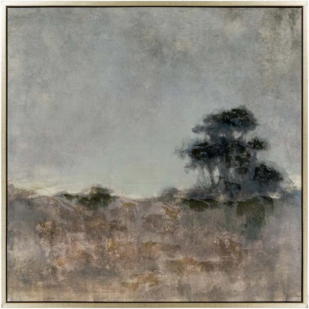 Floresta Framed Landscape Painting, 36" X 36"