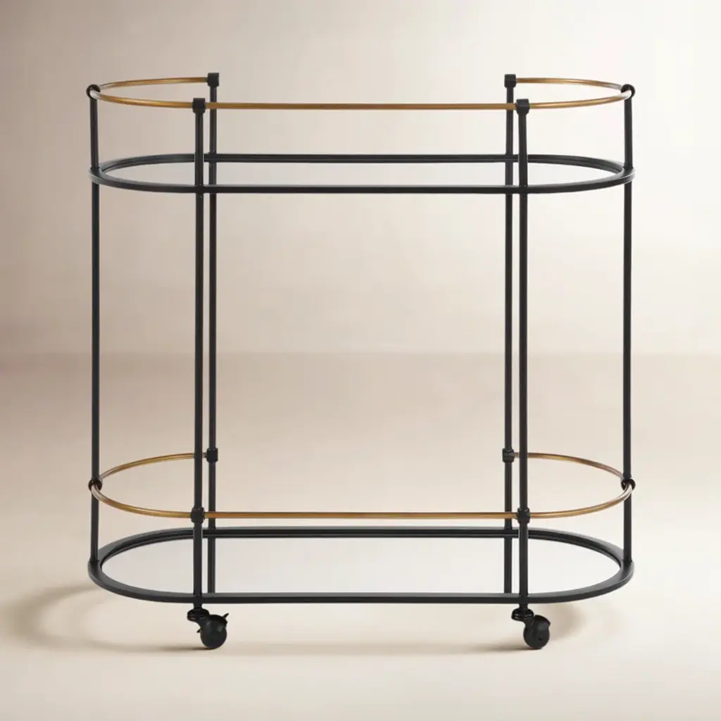 Birch Lanetm Bennington Iron Bar Cart