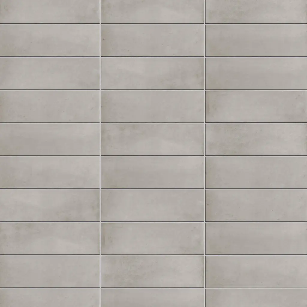 Merola Tile Coco Matte Amber Grey 2" X 5-7/8" Porcelain Floor And Wall Tile - Sample Swatch