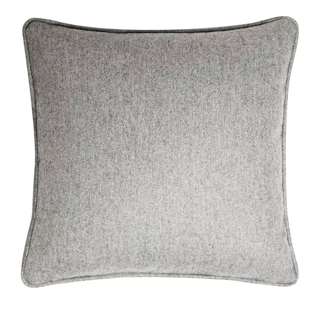 Wool Light Gray Cushion