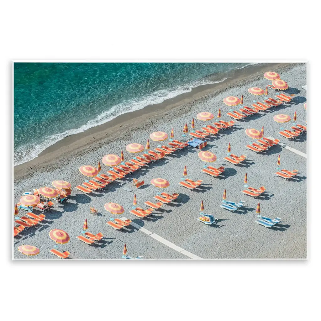 Stupell High Tide Beach Umbrellas Wall Plaque Art Design By Danita Delimont - 19 X 13