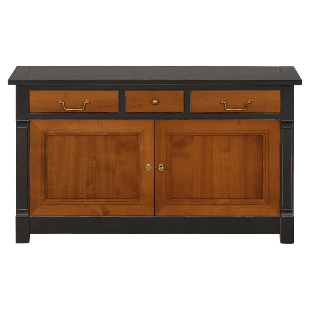 French Provincial Handcrafted 2-Door Cabinet Or " Sofa Back" In Solid Wood