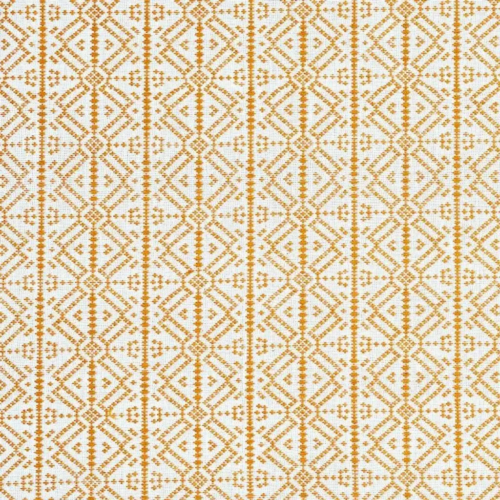 Schumacher X A Rum Fellow Poxte Hand Woven Fabric In Mostaza