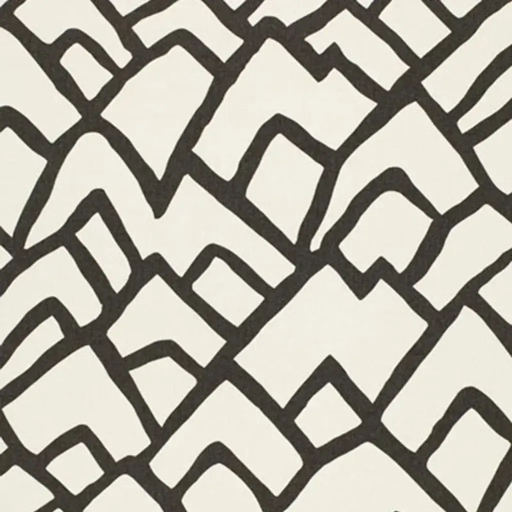 Schumacher Zimba Fabric In Charcoal