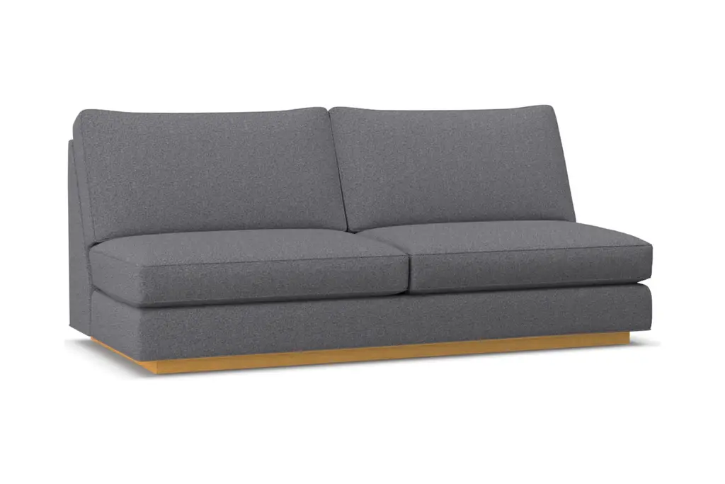 Harper Armless Sofa :: Leg Finish: Natural