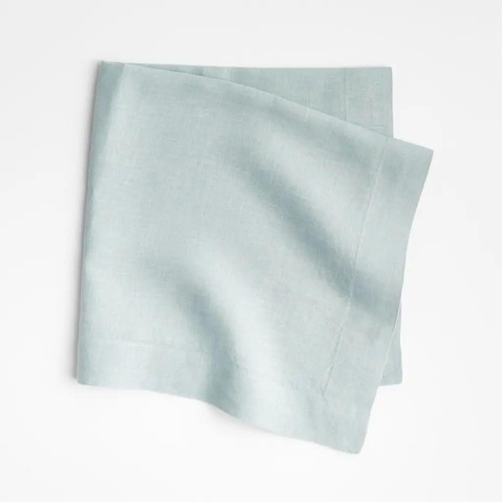 Marin Quiet Blue European Flax Tm-Certified Linen Napkin