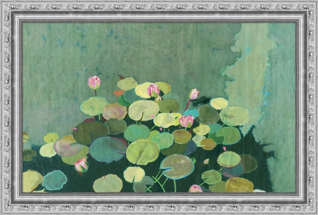 Lillian August, Serenity Pond, 55.5" X 37.5"