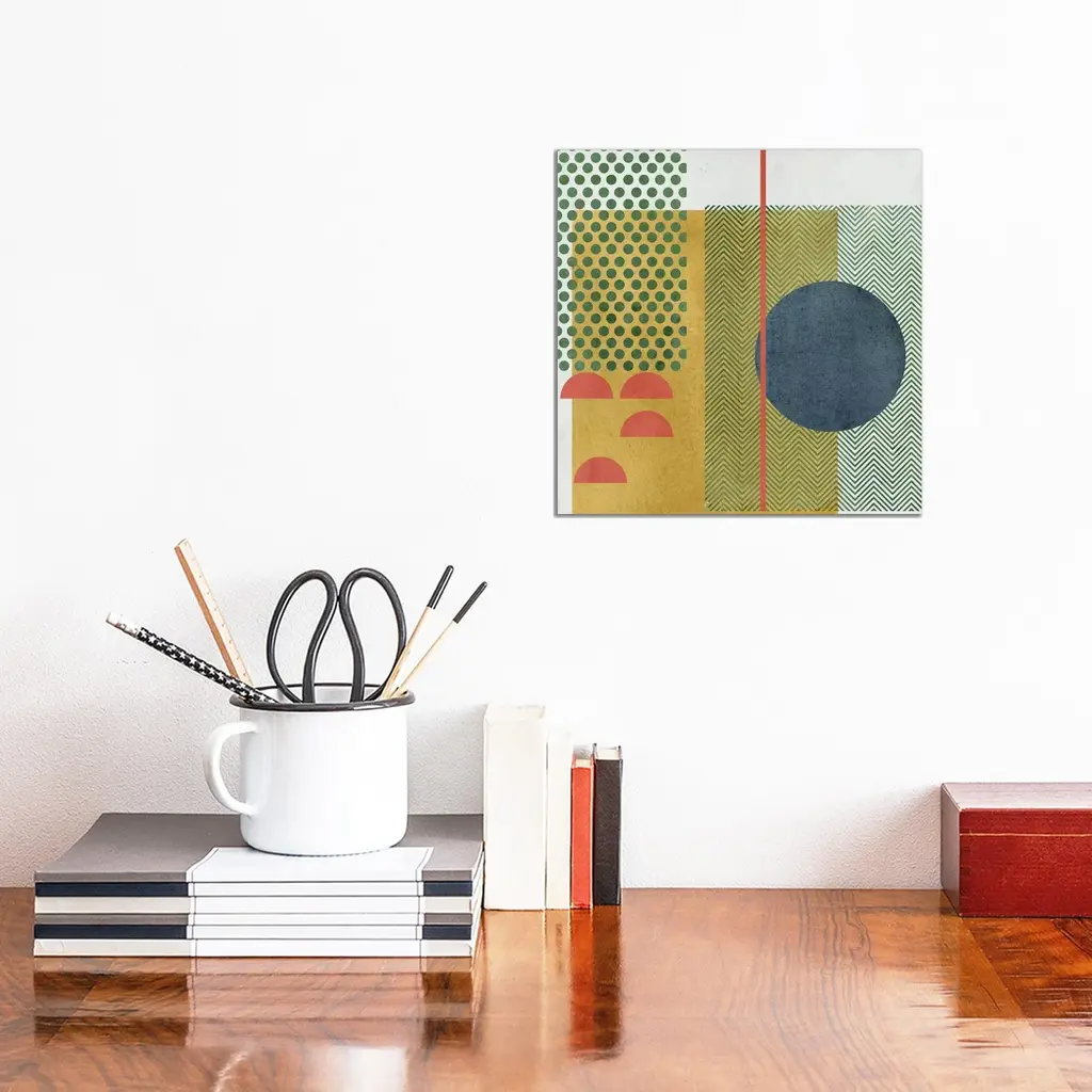 Icanvas "Soleil Rouge Iv" By Melissa Wang Canvas Print - 12x12x0.75