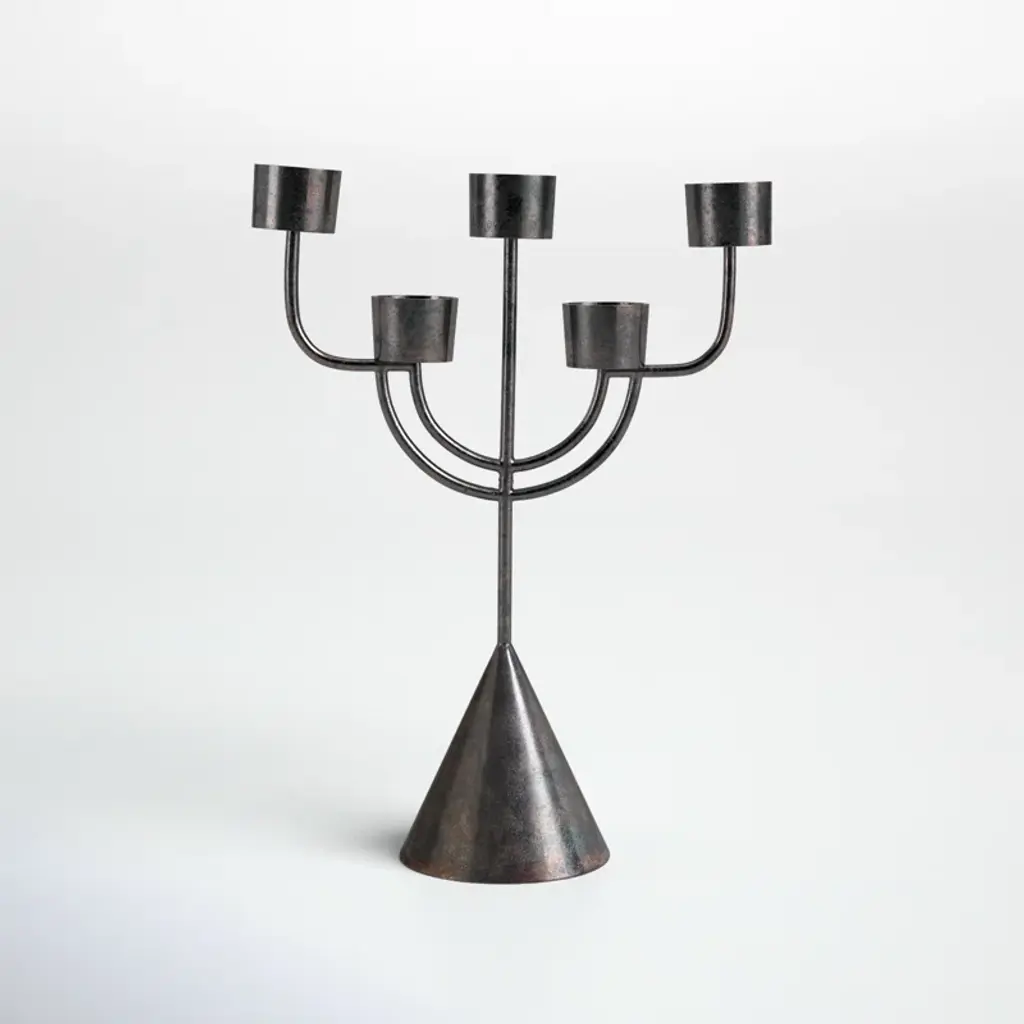 Corelli 24.25" Metal Tabletop Candelabra