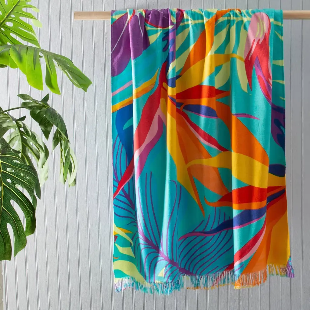 Moda At Home Bright Tropic Hammam Beach Towel