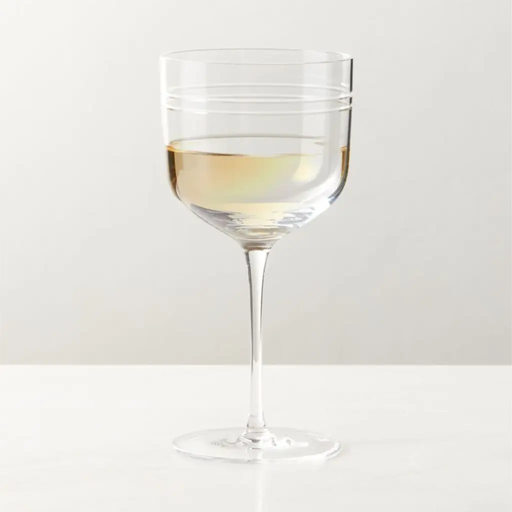 Noemie Etched White Wine Glass By Goop