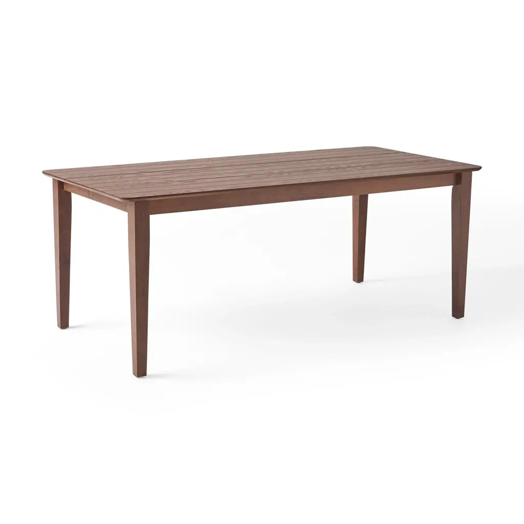 Solid Wood Dining Table With Square Legs
