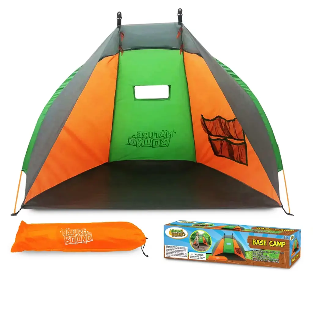 Nature Bound Base Camp Tent – 2-person Kids Size, Easy Setup, Window, Carry Bag