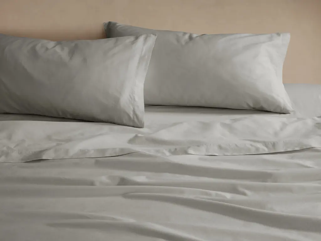 Italian Garment-dyed Sateen Sheet Set