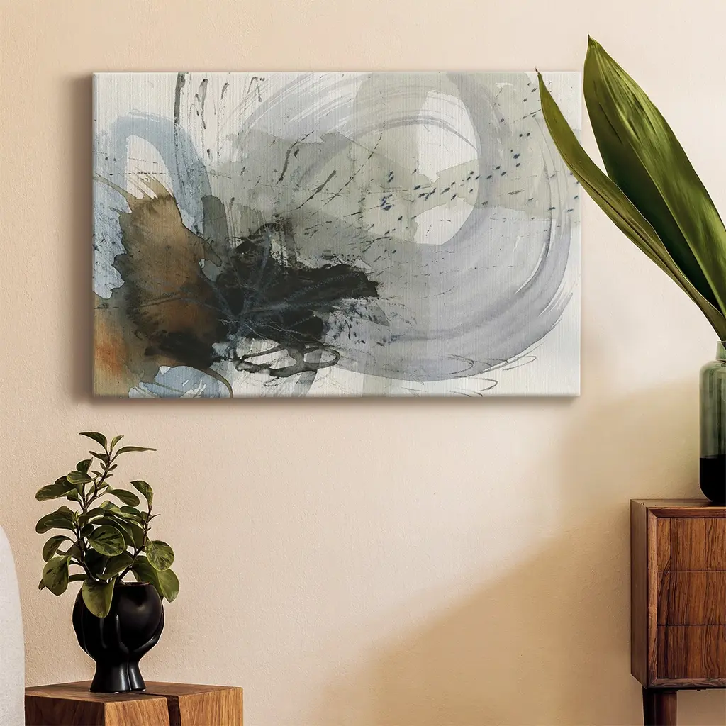 Orbital Burst Ii Premium Gallery Wrapped Canvas - Ready To Hang - 32x48