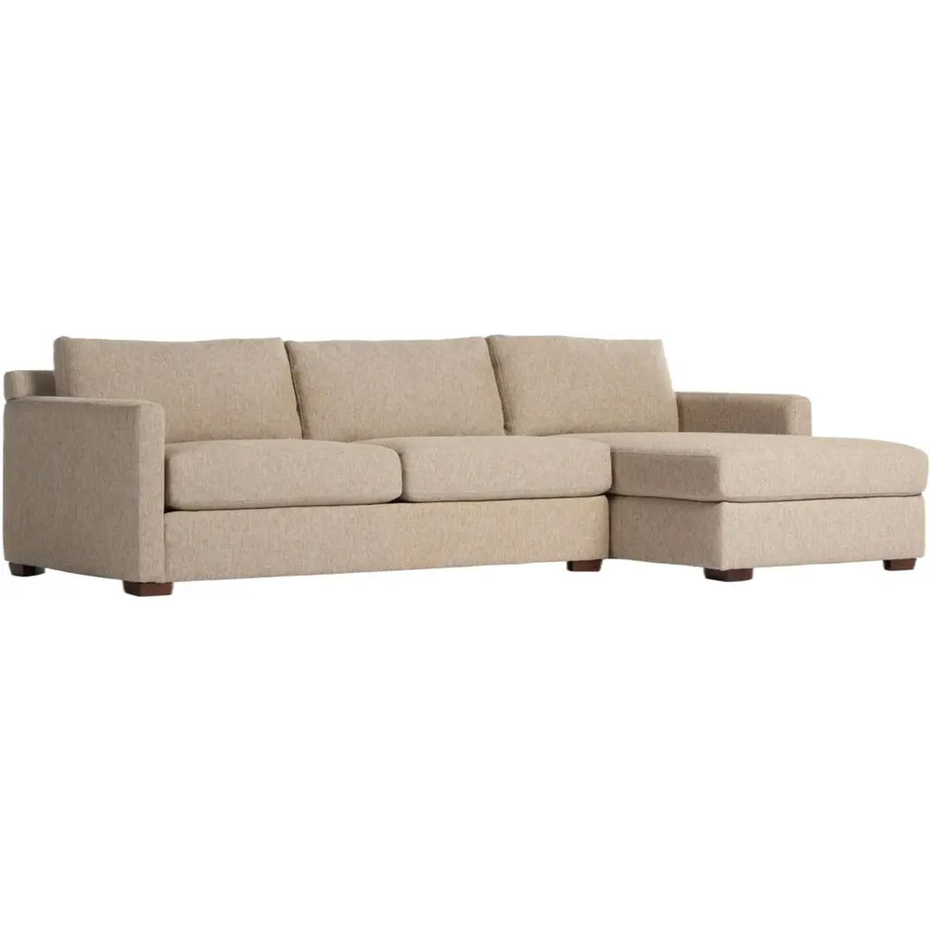 Noor 2-piece Performance Sectional, Delta Sand