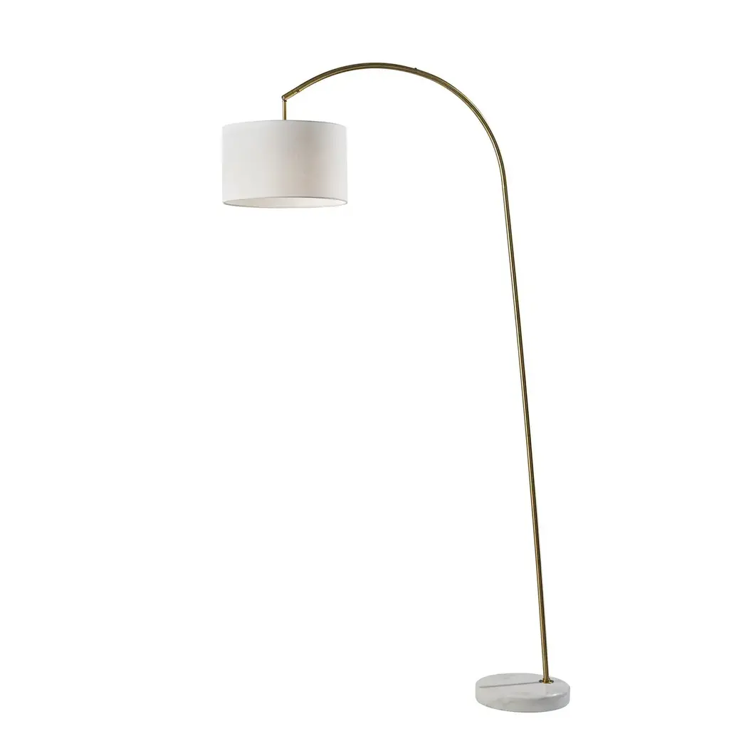 Chrystie Arc Lamp - Antique Brass