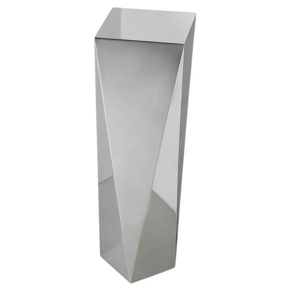 Carat Extra Large, Pedestal In Hand Polished Stainless Steel