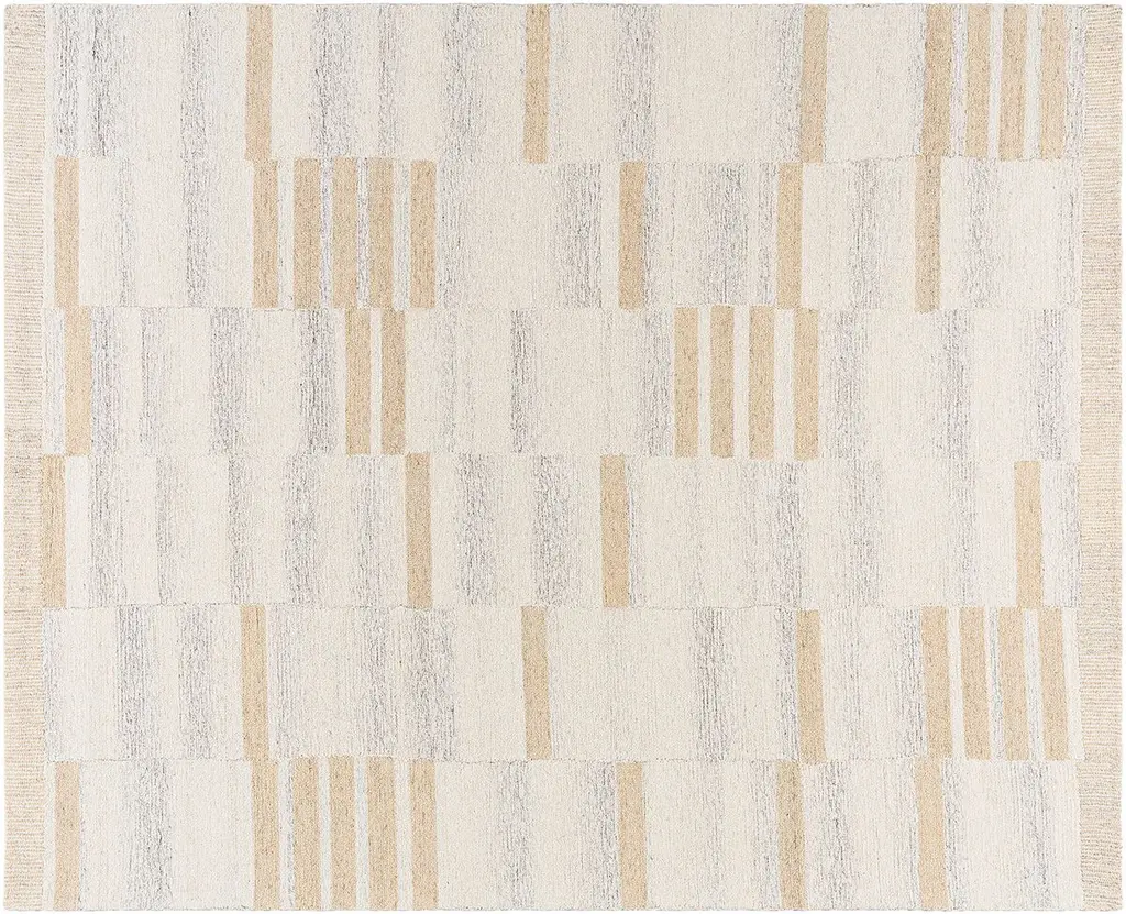 Max Handmade Rug, Ivory
