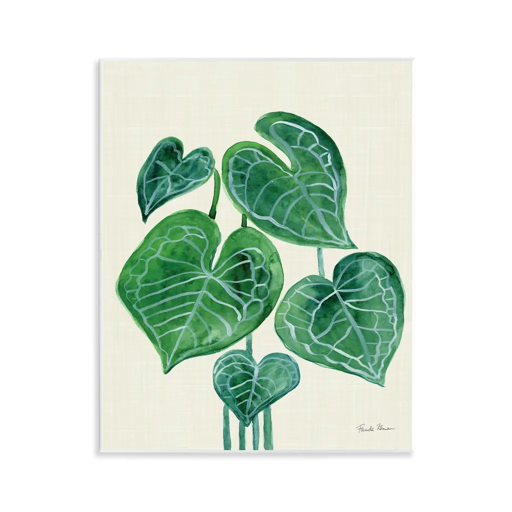 Stupell Tropical Leaf Bundle Wall Plaque Art Design By Farida Zaman - 11 X 14