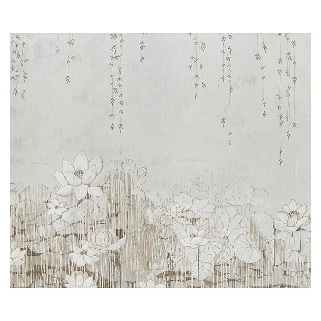 Schumacher By Colette Cosentino Chatoant Wallpaper Mural In Blush