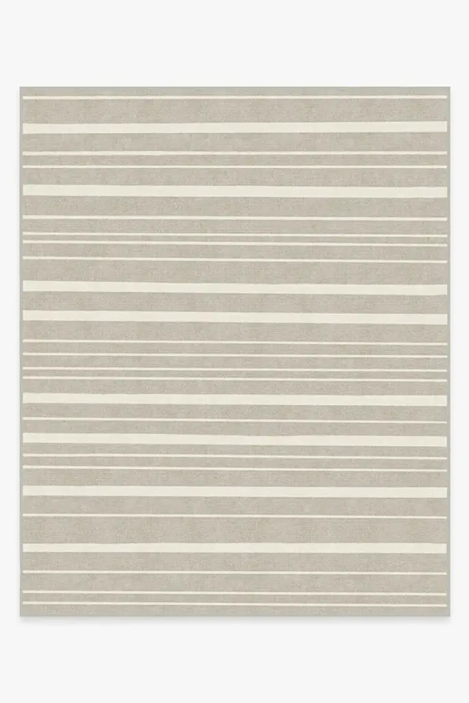 Hudson Stripe Stone Rug