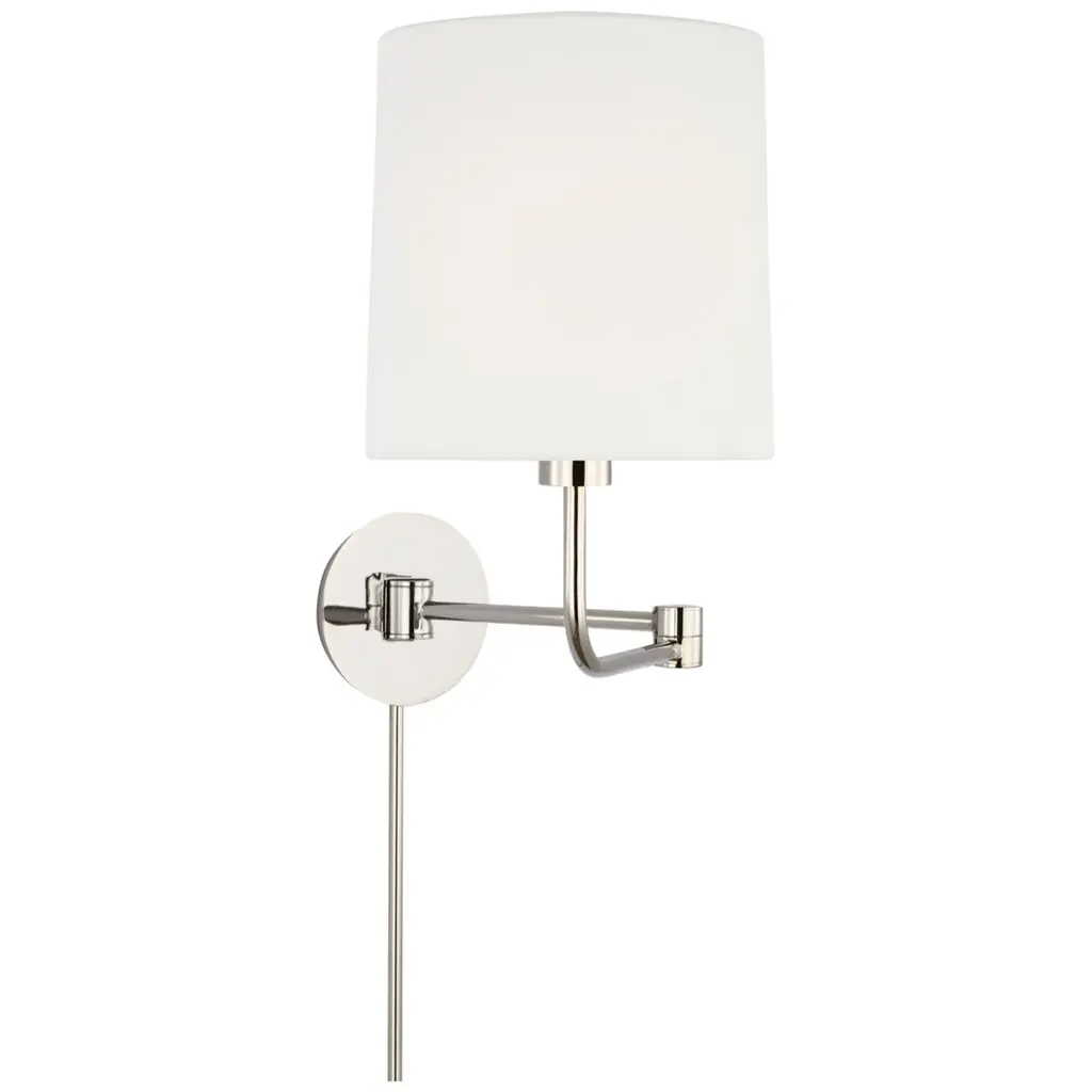 Go Lightly Swing Arm Plug-in Wall Light