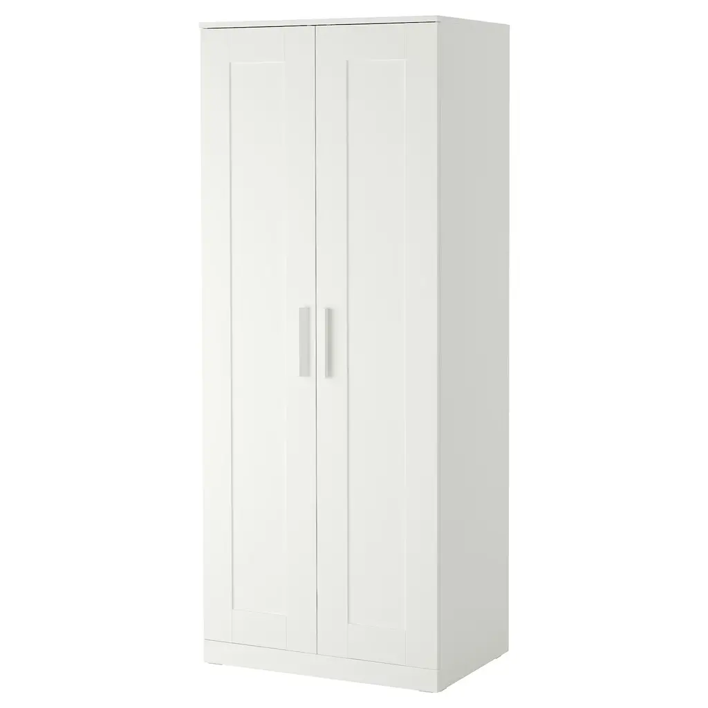 Brimnes Wardrobe With 2 Doors - White 30 3/4x74 3/4 "