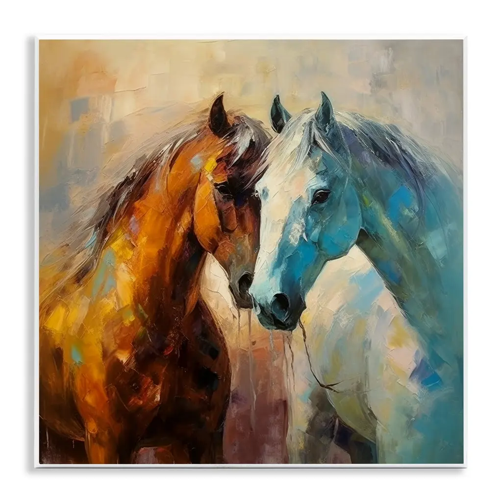 Stupell Painterly Horse Pair Wall Plaque Art Design By Irena Orlov - 12 X 12