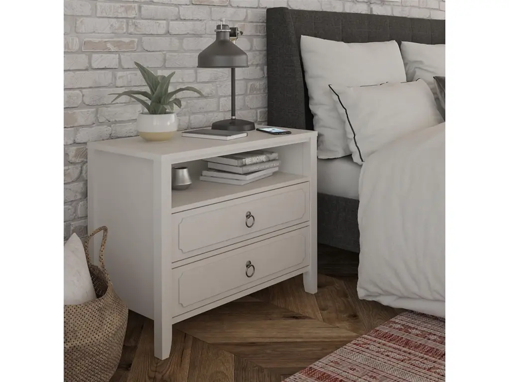 Ameriwood Home Her Majesty 2 Drawer Nightstand
