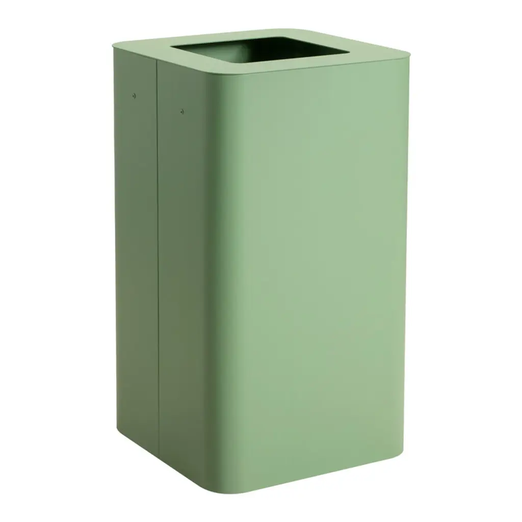 Arkad Recycling Bin, Pale Green