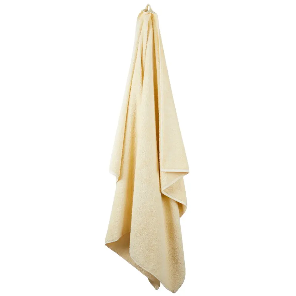 Heavy Towel Bath Sheet, Pale Yellow