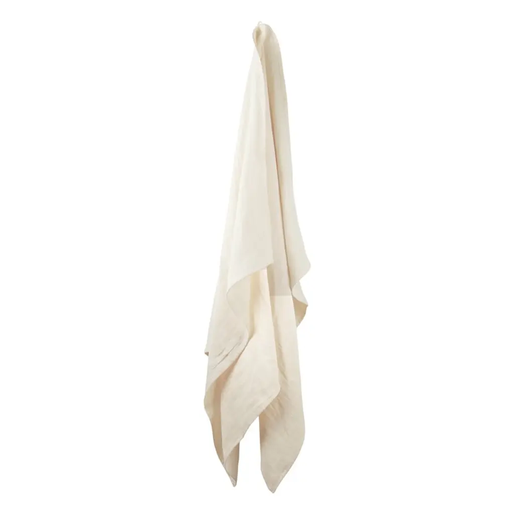 Light Towel Bath Sheet, Bone White