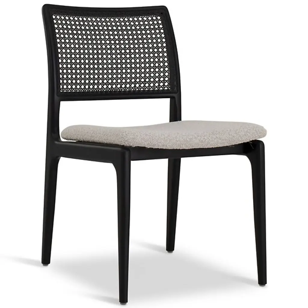Modern Brazilian Charlotte Cane Side Chair