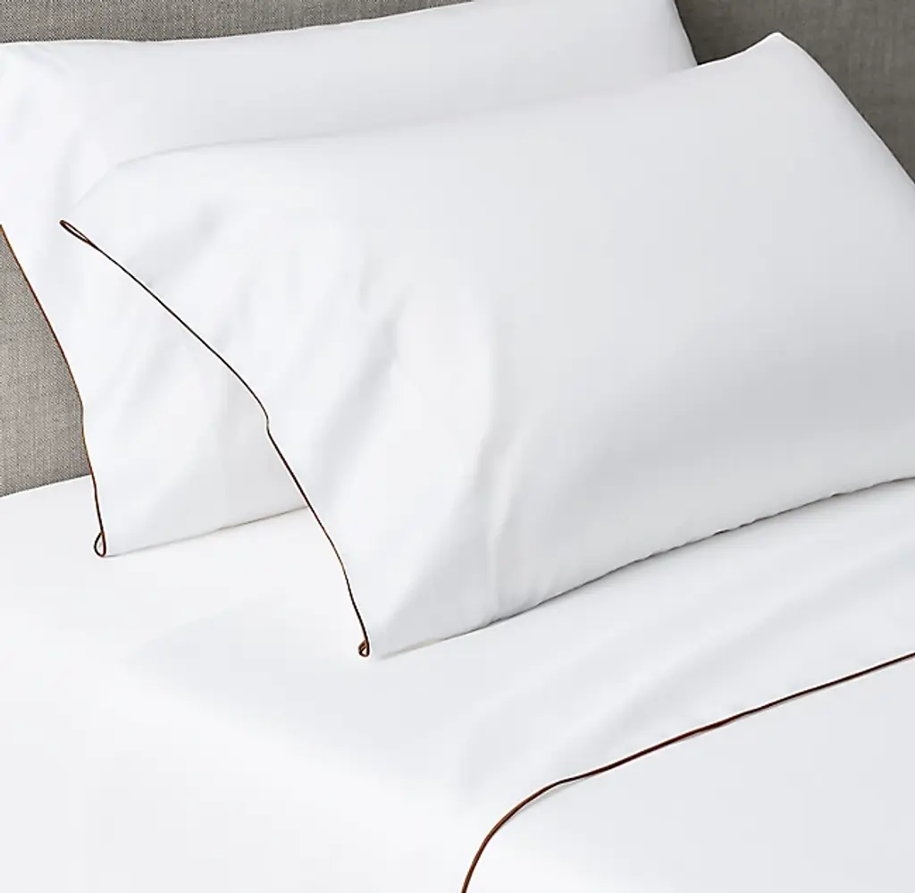 Italian Piped Sateen Sheet Set