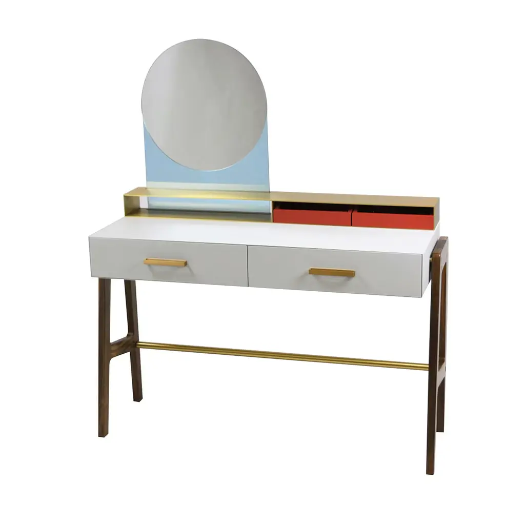 Vivian Vanity Desk With Mirror #2