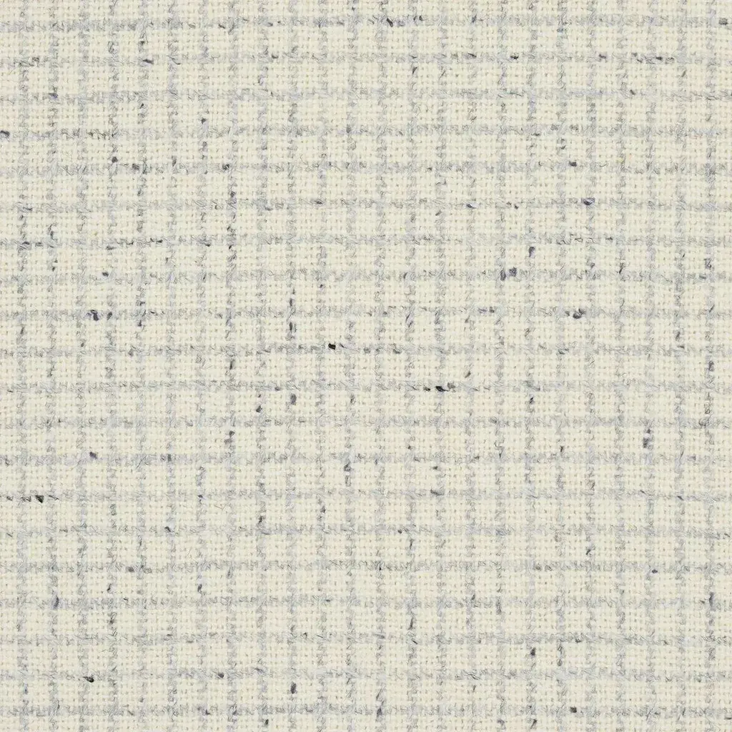 Schumacher Hudson Wool Check In Ivory