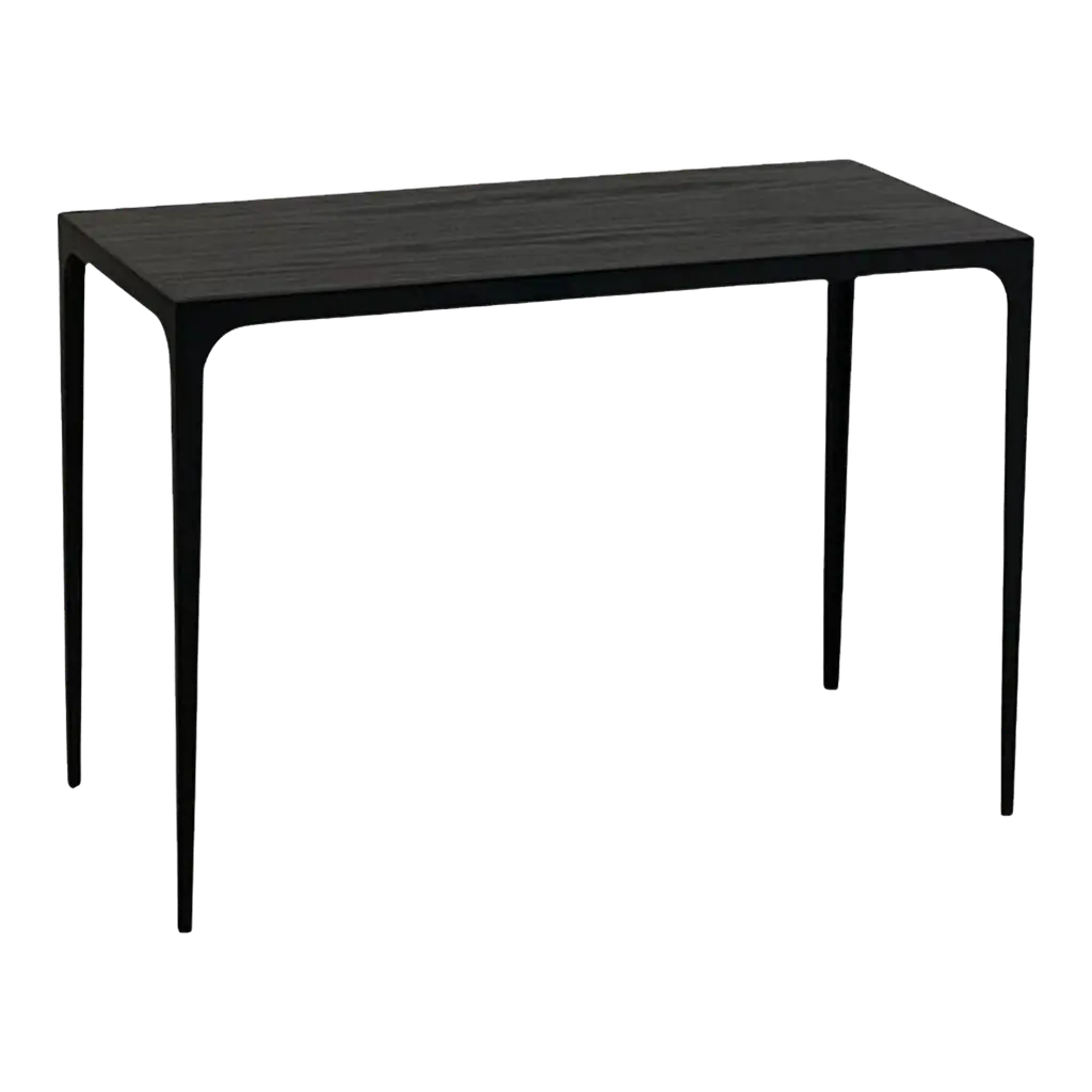 Large 'Esquisse' Ebonized Oak Side Table By Design Frères