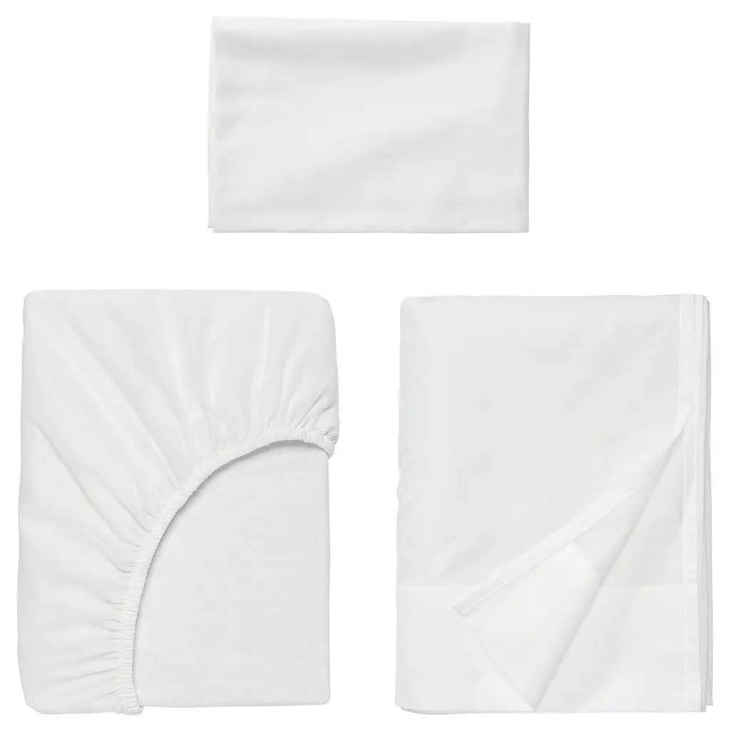 Färgmåra Sheet Set - White Twin