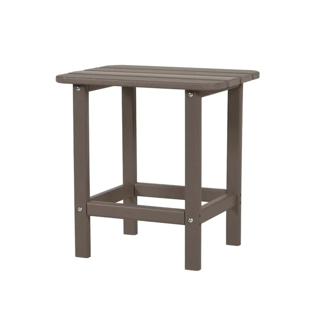 Aoodor Outdoor Adirondack Side Table Hdpe End Table,classic Modern Design,high-quality,easy To Assemble,versatile End Table For Patio, Garden, Lawn