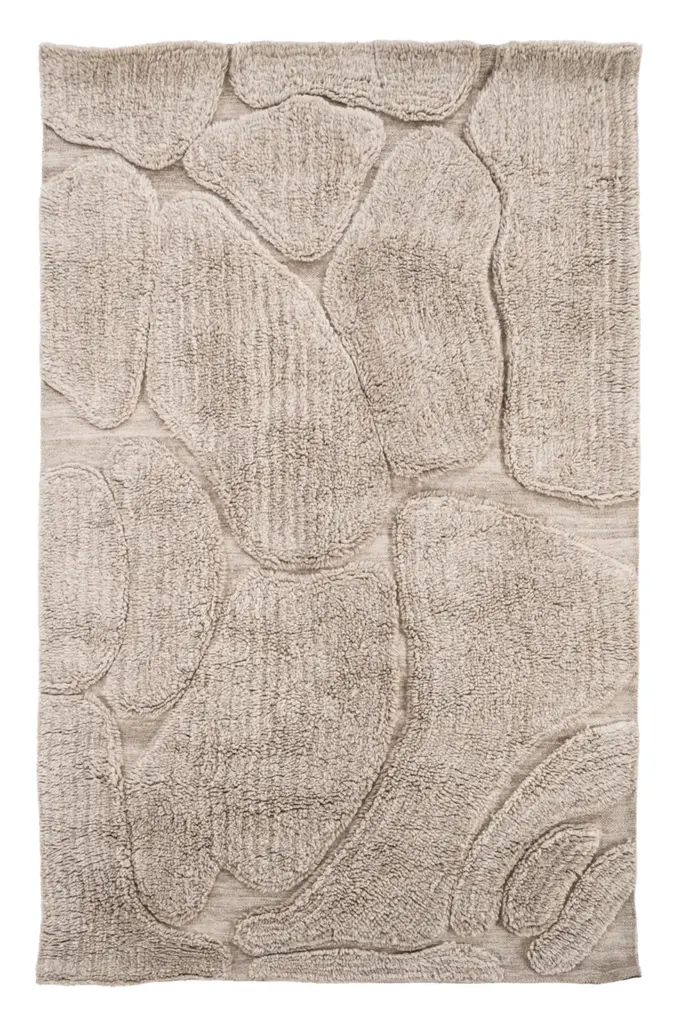 Taupe Wool Blend Carpet | By-Boo Kala