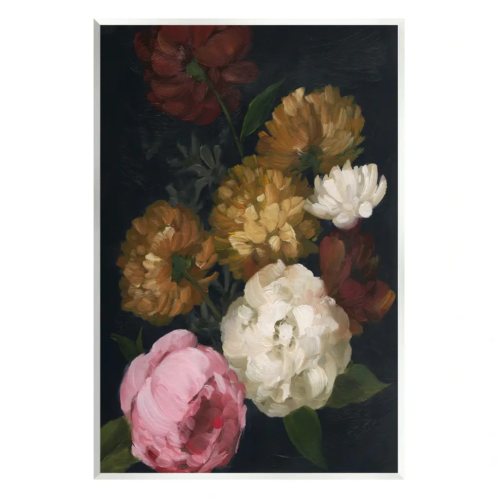 Stupell Mixed Carnations Bouquet Wall Plaque Art Grace Popp - 13 X 19