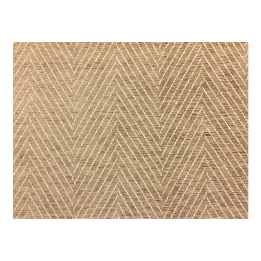 Mustard Gold Beige Chevron Herringbone Geometric Chenille Upholstery Fabric